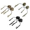 Tactical Headset Bracket Fast Ops Core Helmet ARC Rail Adapter Set CTC II Series Noise Cancelling Headset