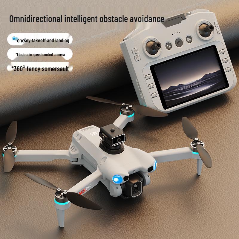 AE5pro Drone with 5.6" Controller, Brushless Quadcopter, Obstacle Avoidance, HD Aerial Photography, Remote Control Aircraft