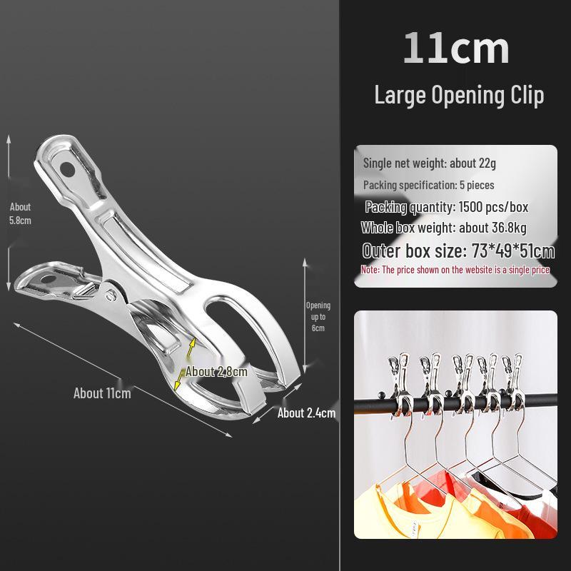 Windproof Stainless Steel Clothes and Quilt Clips: For Quilts, Pants, Socks, and More