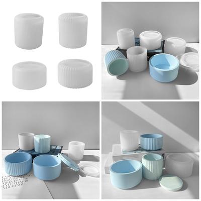 Silicone Epoxy Resin Mold Storage Jar Molds Jewelry Storage Box Moulds DIY Jewelry Organizers Mould Silicone Material