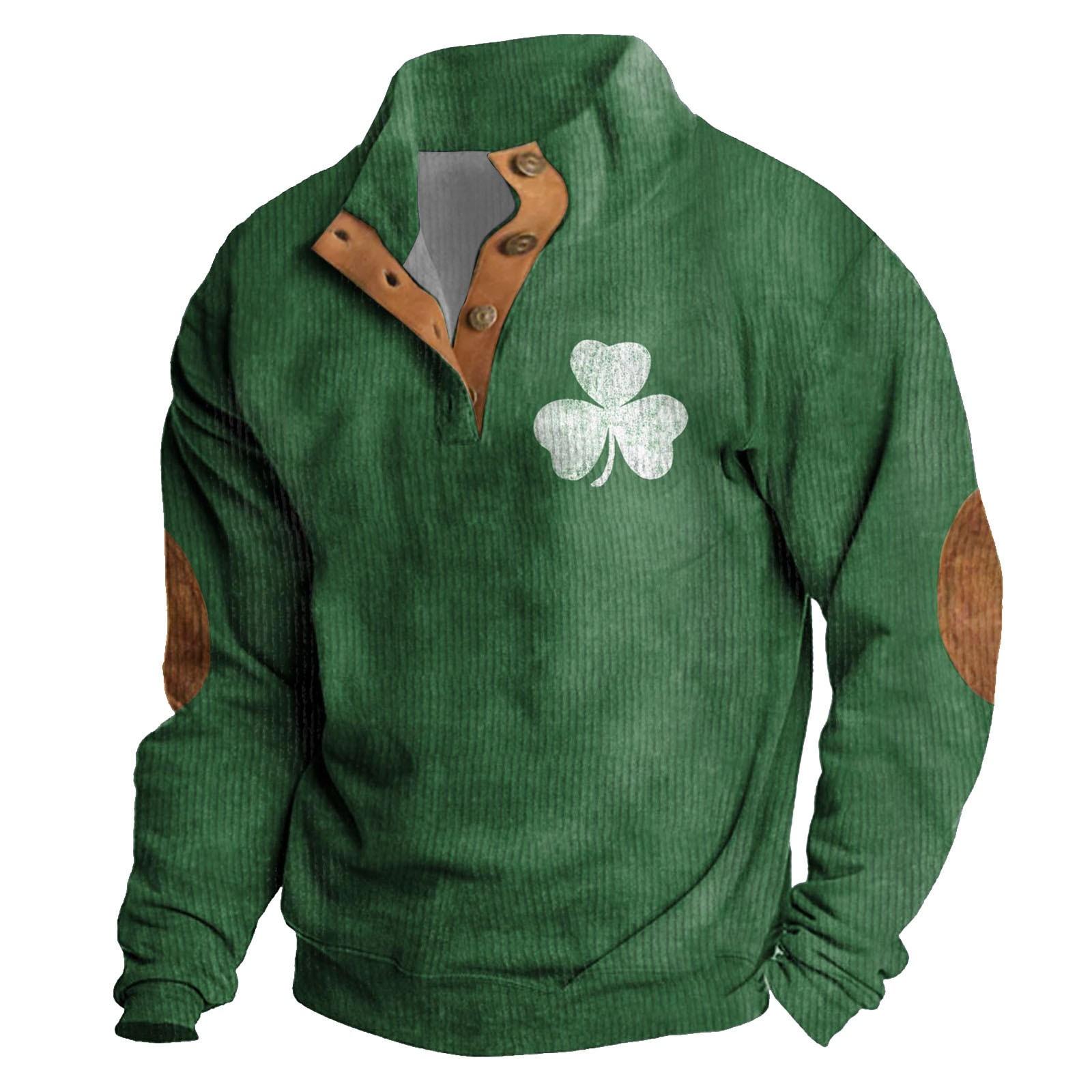 

Spring And Men s Standing Collar Sweatshirt Is Outdoor Casual Sweaters Tops M