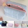 Plush Makeup Bag Travel Cosmetic Storage Bag Portable Zippered Cosmetic Organizer for Makeup Brushes Lotions Business Trip