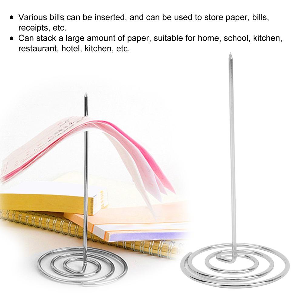 5PCS Reusable Check Spindle Wear Resistant Kitchen Ticket Holder Durable Receipt Holder  Kitchen
