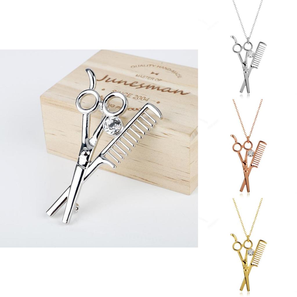 Stylish Trending Jewelry Necklace With Alloy Scissor Charm For Men And Women