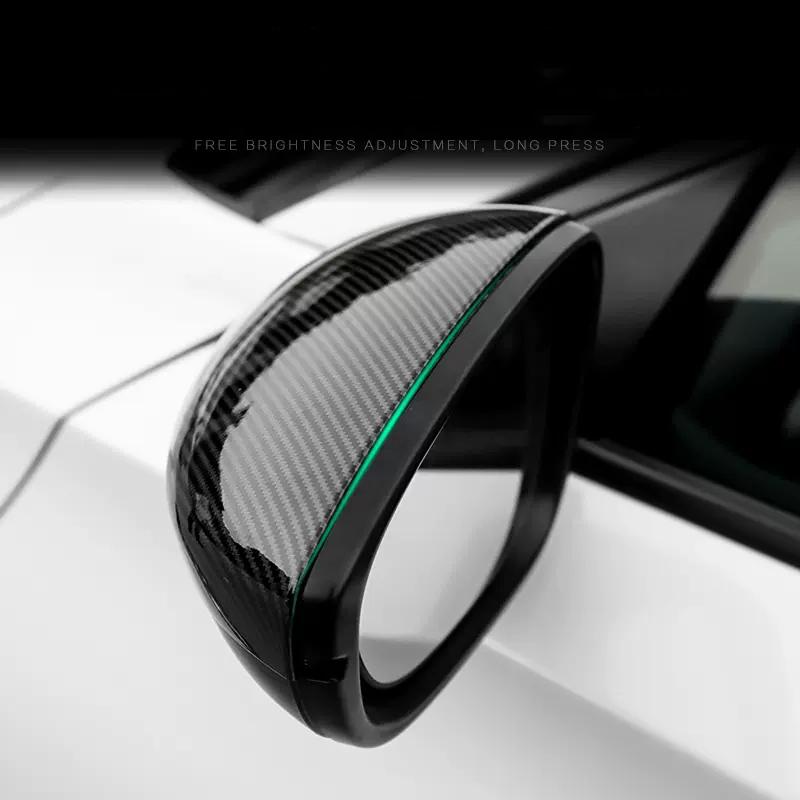 For Honda Accord X 10th 2018    2022 ABS Car Rear View Mirror Protection Cover Rearview Mirror Stickers Accessories