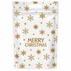 50pcs with Handles Christmas Sealing Bags Plastic Packaging Bags Candy Cookie Bags  Xmas Holiday