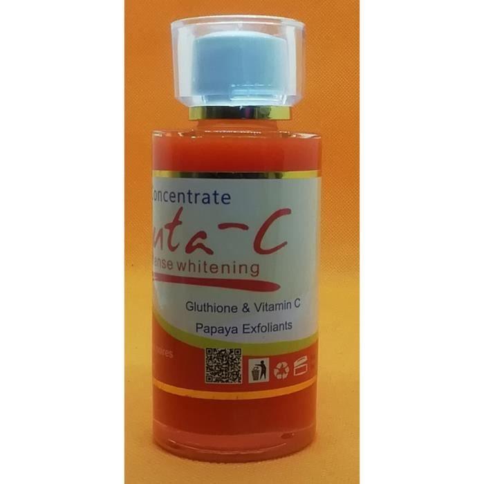 Concentré Éclaircissant Exfoliant - Papaya - Glutathione - Vitamine C - Sans Parabène