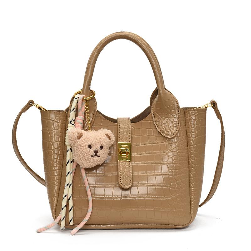 

Женская сумочка Новая модная универсальная сумка через плечо no pendant хаки