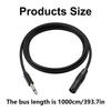 6.35mm (1/4inch) To 3Pin Cable Male To Male Balanced Shielded 3Pin To 6.35mm Cord Profesional Stereo Cable 2/3/10m