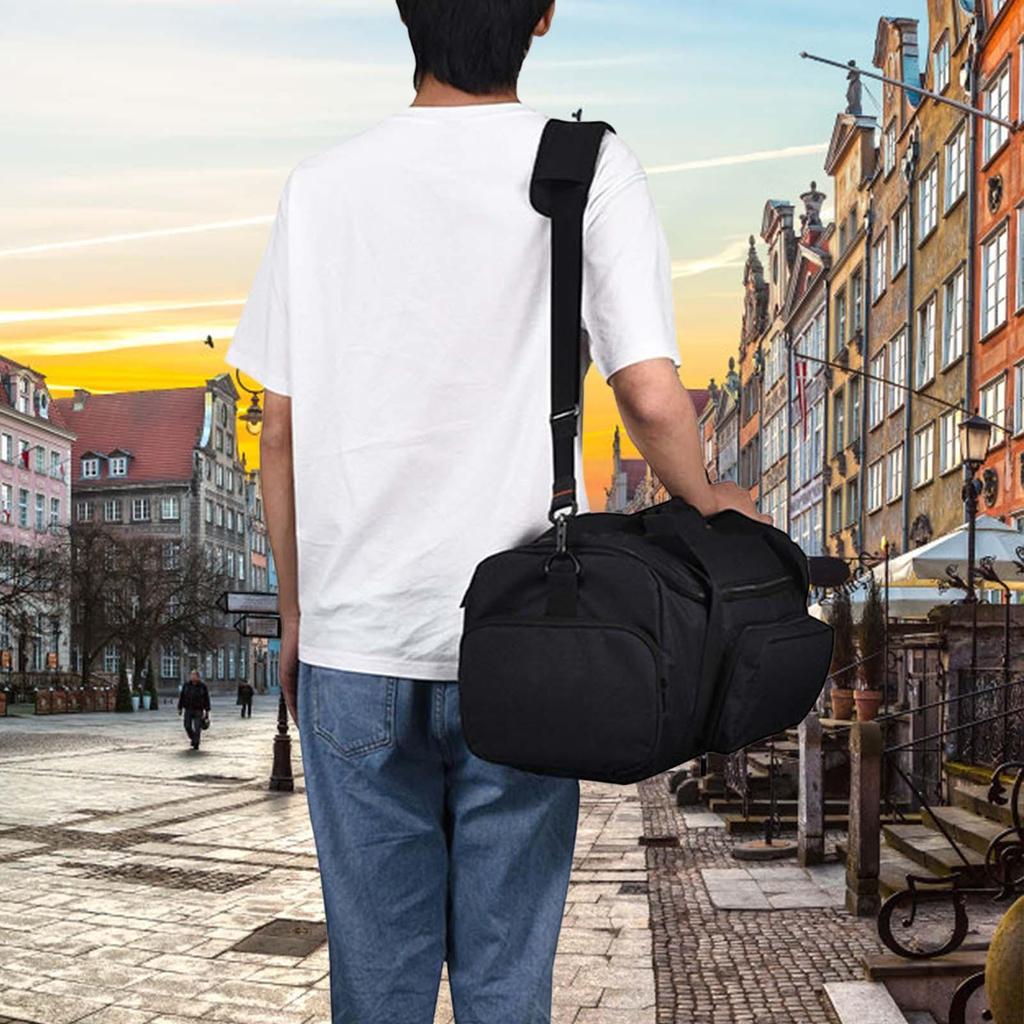 Portable Speaker Bag Carrying Case Adjustable Shoulder Strap Shockproof Large Storage
