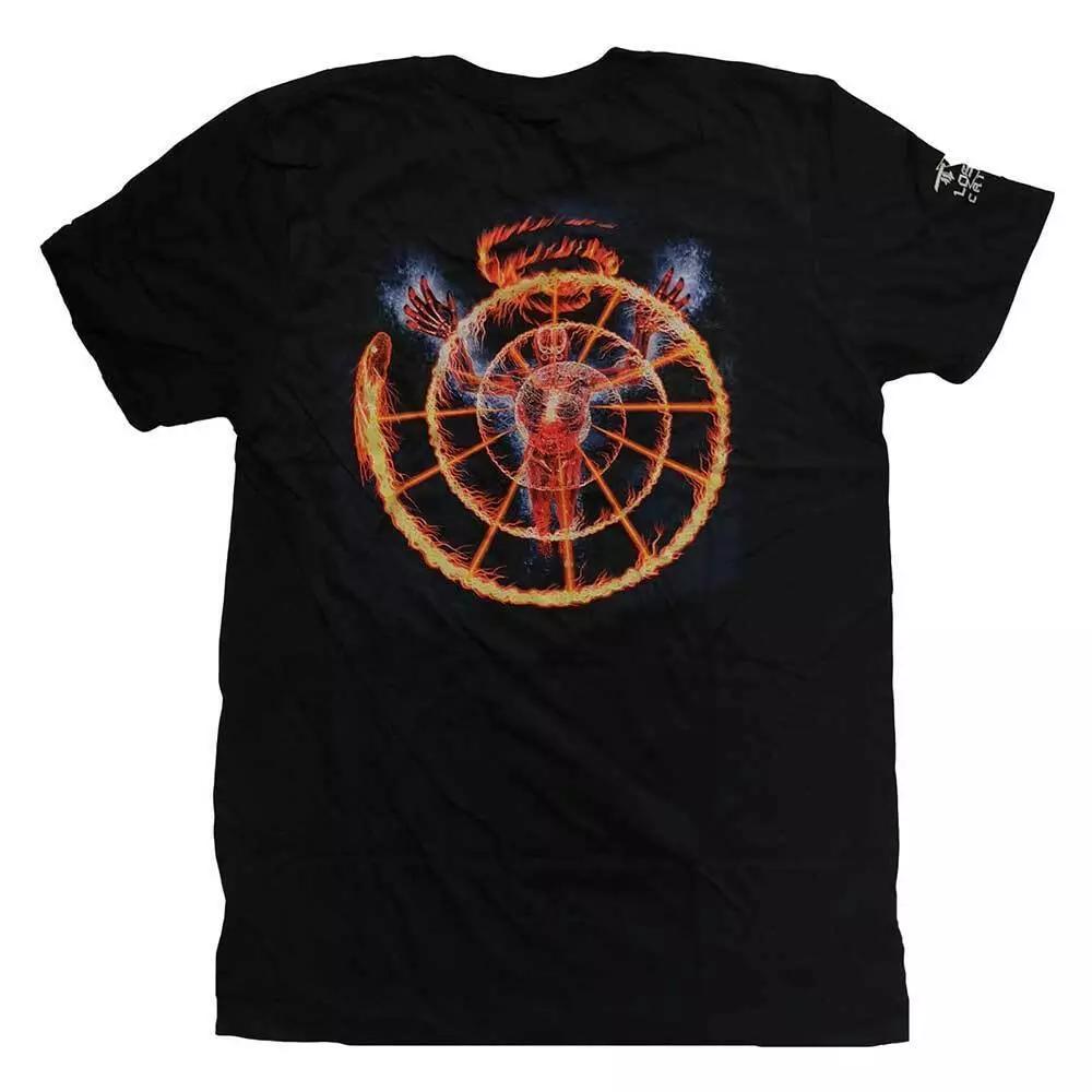 100% Cotton TOPS UNISEX TEES MENS WOMENS Tool Flame Spiral Shirt T-Shirt Official Metal Rock Band Tshirt