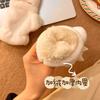 Cute Plush Rabbit Flip Open Finger Half Finger Plush Thickened Girl Cold