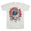 Camiseta para Hombre Grateful Dead SYF Camisetas para Hombre Mujer Top Crema