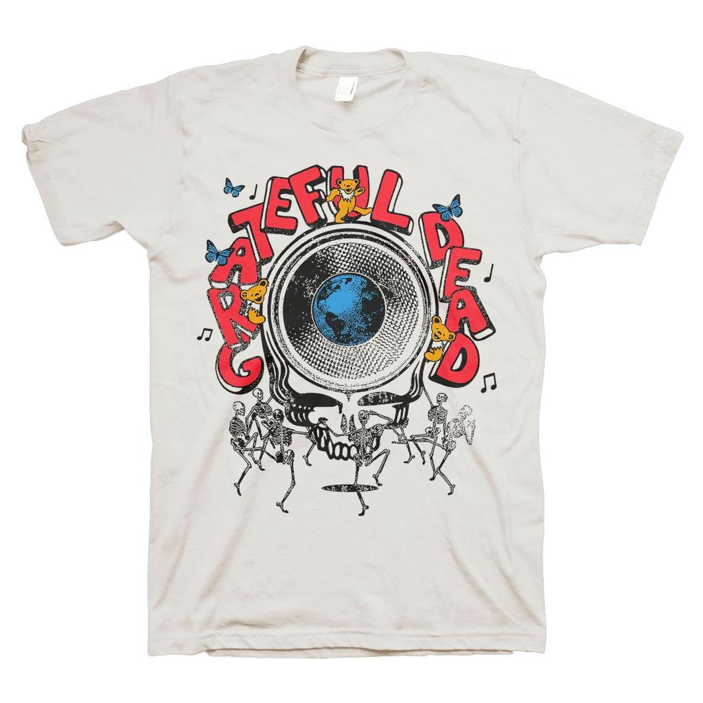 Camiseta para Hombre Grateful Dead SYF Camisetas para Hombre Mujer Top Crema