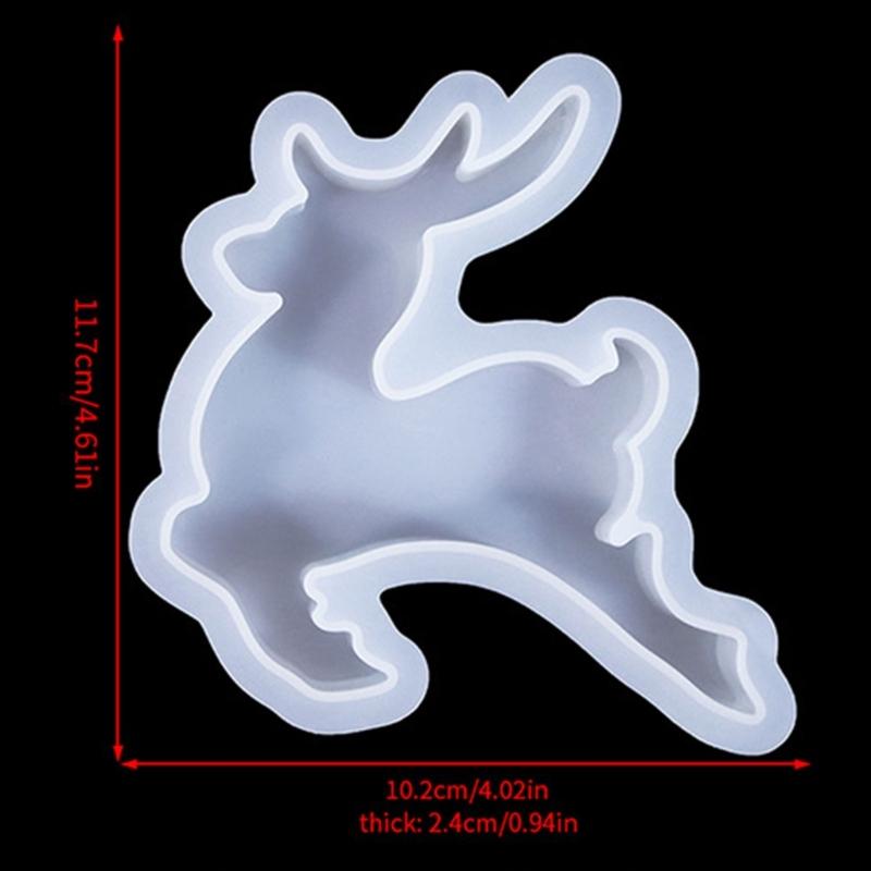 6/8Pcs Halloween Themed Silicone Candle Moulds for Epoxy Resin, Christmas Theme Silicone Candle Molds for Candle, Soap