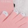Soft Touch Screen Plush Knitted Gloves Warm Panda Fluffy Mittens Open Finger Letter Cute Velvet Gloves Student