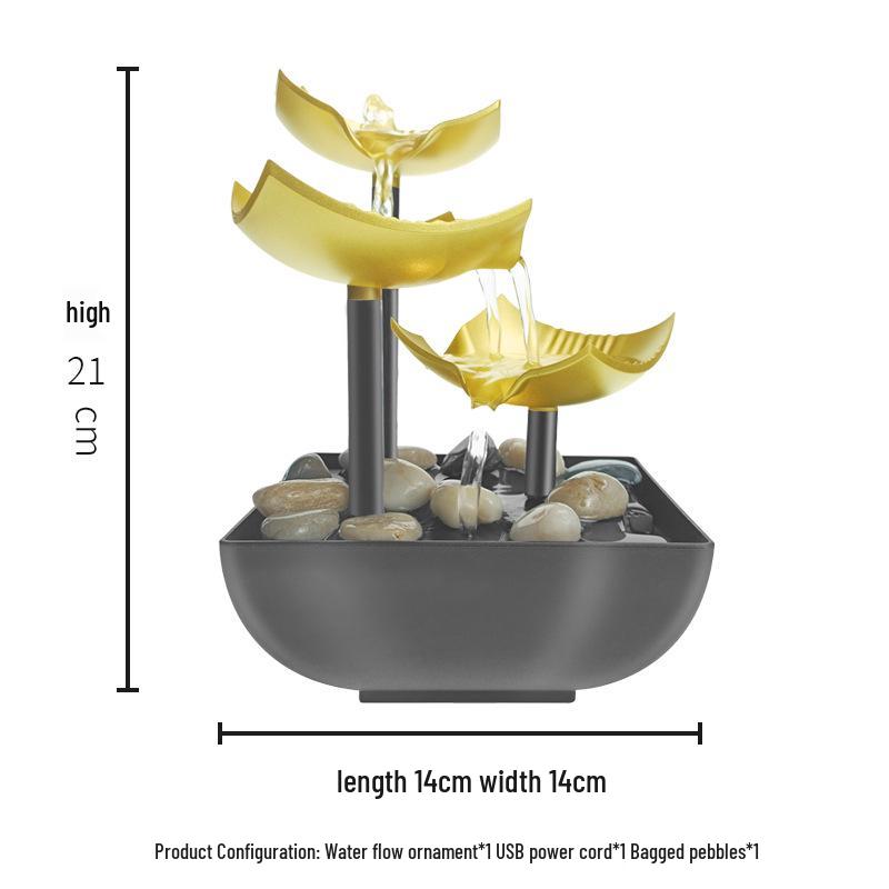 Desktop Water Fountain: Wealth-Attracting Home & Office Decoration