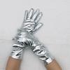 Sexy Metallic Gloves Spandex Gloves for Opera for Women and Girls Gift