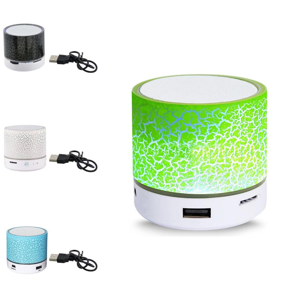 Tragbarer Mini-Bluetooth-Lautsprecher mit LED-Licht, kabelloser Lautsprecher, Geschenk, Auto, Zuhause, Outdoor