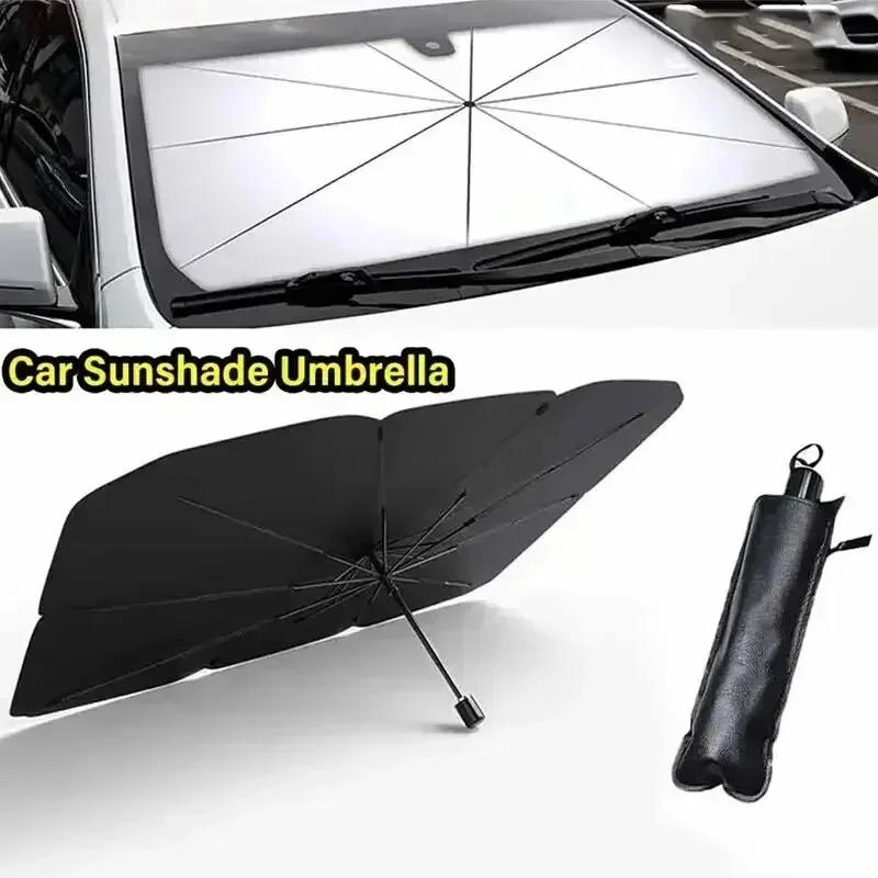 Car Sunshade Sun Shield For Car Sunshade Screen Windshield Umbrella Front Stop Parking Gear