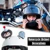 Cute Plush Motorcycle Helmet Decorations Cartoon Fish Ear Shaped Helmet Accessories For Motorcyclists Riders Helmet Ornamen B7D4