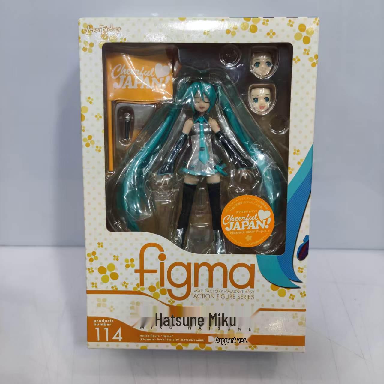 

Hatsune Miku Чирлидер Подвижная Экшн-Фигурка со Сменными Лицами - 2D Милая Девушка Коллекционная Фигурка Украшение(в штучной упаковке).