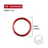 For Volkswagen Sagitar - Carbon Fiber Car Interior Accessories Decorative Stickers Headlight Switch Outer Ring Button