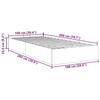 VidaXL Ottoman Bed Frame Without Mattress Light Grey 100x200 Cm Fabric, Bed Frame, Upholstered Bed Frame, Bed Frame 3310854