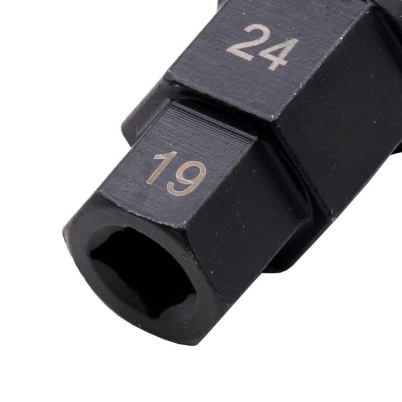 1PC 17 19 22 24mm Motorcycle Front Rear Wheel Hex Spindle Driver Removal Axle Tool For Honda Kawasaki Suzuki BMW YAMAHA