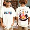 One Piece Anime T-Shirt für Herren mit Aufdruck von Roronoa Zoro, Jungen, Kindern, Harajuku, Kurzarm, Luffy-T-Shirt, Bekleidung