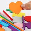 Montessori Wooden Color Sorting Toys Shape Matching Fine Motor Toys Sensory Game Early Educational Puzzle Toys for Toddlers