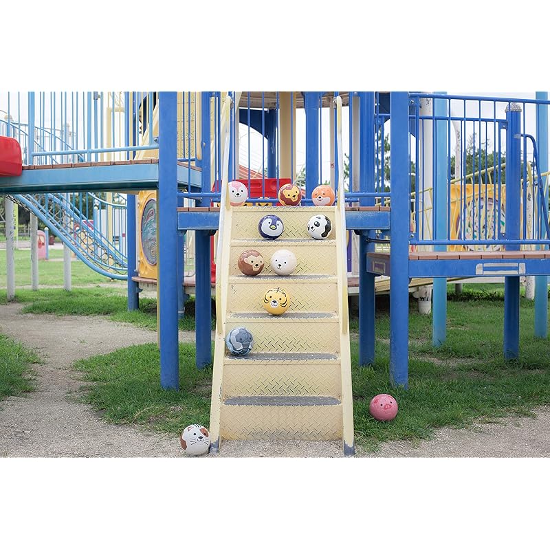 sfida Animal Mini Ball Football Zoo FOOTBALL ZOO footballzoo ZOO Ball Soccer Size 1 for Children, Toddlers, Practice, Indoor Use, Home Play, Leisure