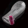 Prodlužovací návlek na penis Ekologický omyvatelný průhledný TPE prodlužovací návlek na penis Vibrační návlek pro domácnost