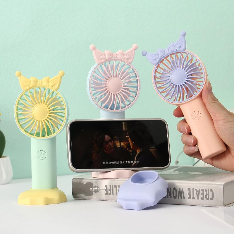 Portable USB Rechargeable Mini Snail Fan for Kids and Students
