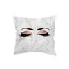 Marble Bright Diamond Eyes Eyelash Pillow Case Sofa Cushion Manicure Decoration Pillow