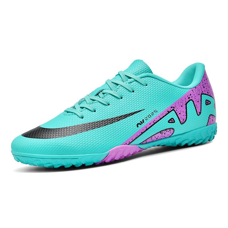 Low-top football shoes men's and women's long broken nails teen adult older children's students lawn football training shoes
