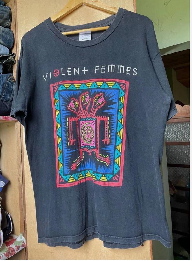 

Reprint 90#039s Violent Femmes Vintage Band Tour Unisex Black Tshirt Reprint PA7196 Unisex T-Shirt XXXL