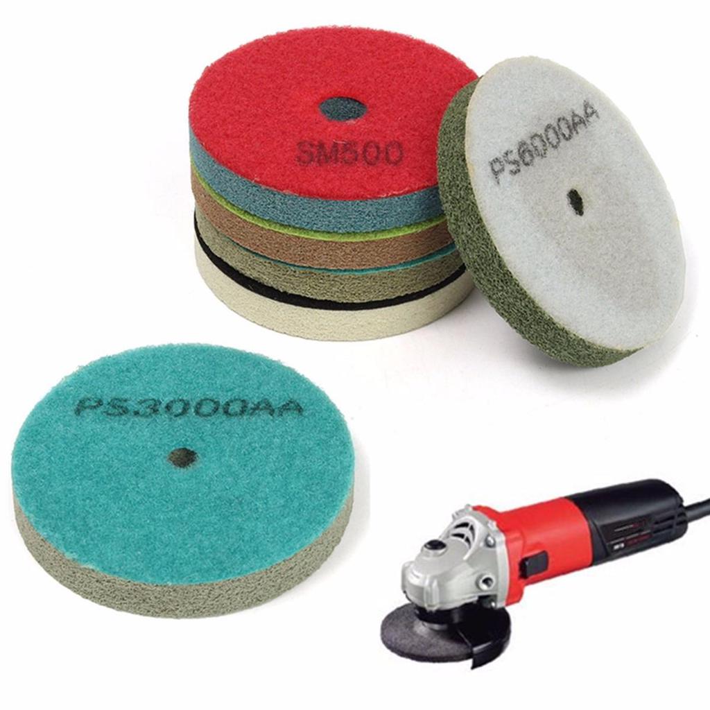 Buy 4inch Wet Polisher Diamond Grinder Sander Polishing Buffing Pad