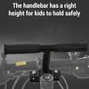 Front Mounted Bicycle Seats with Handlebars and Foot Pedals for Kids Children