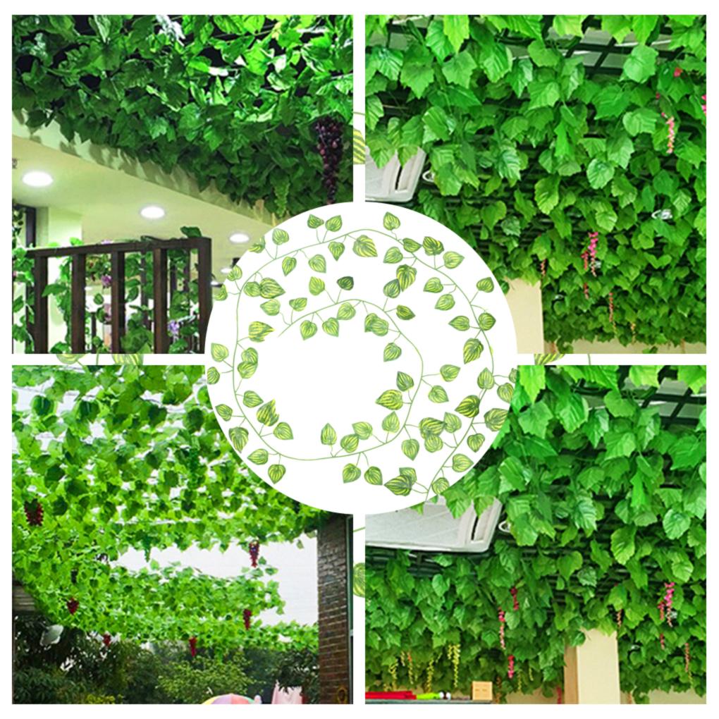 Artificial Hanging Plant Fake Vine Ivy Garland Wedding Decor 1/12X