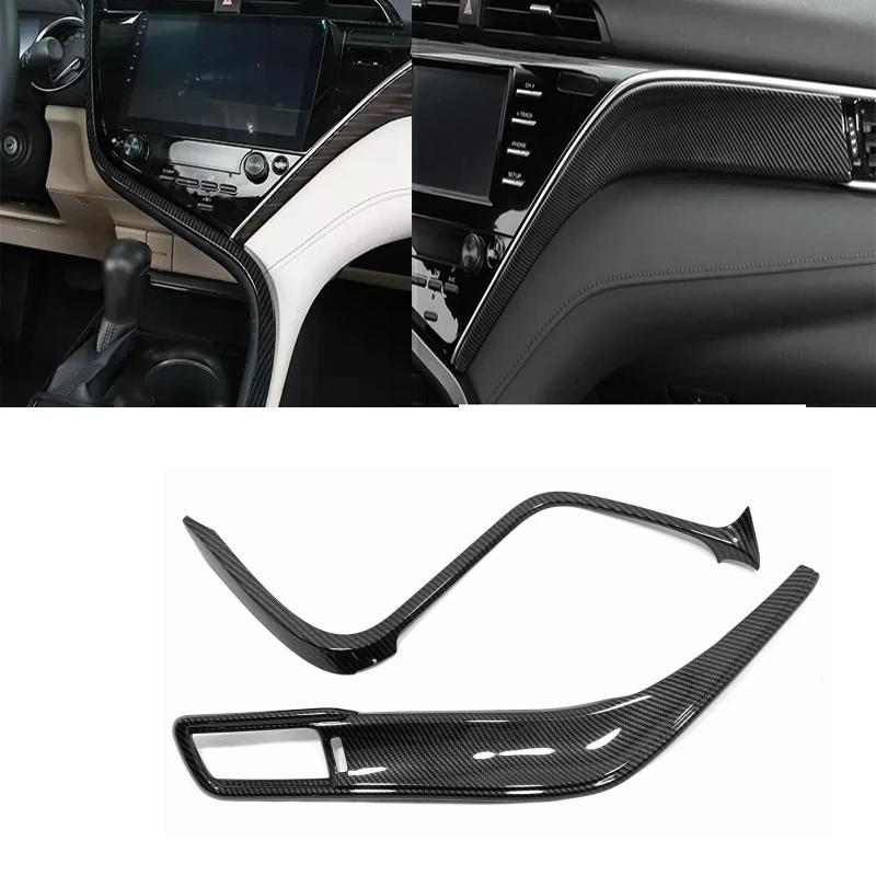 ABS carbonfiber For Toyota Camry 2018- interior accessories window lift switch  gear shift panle air condition vent cover