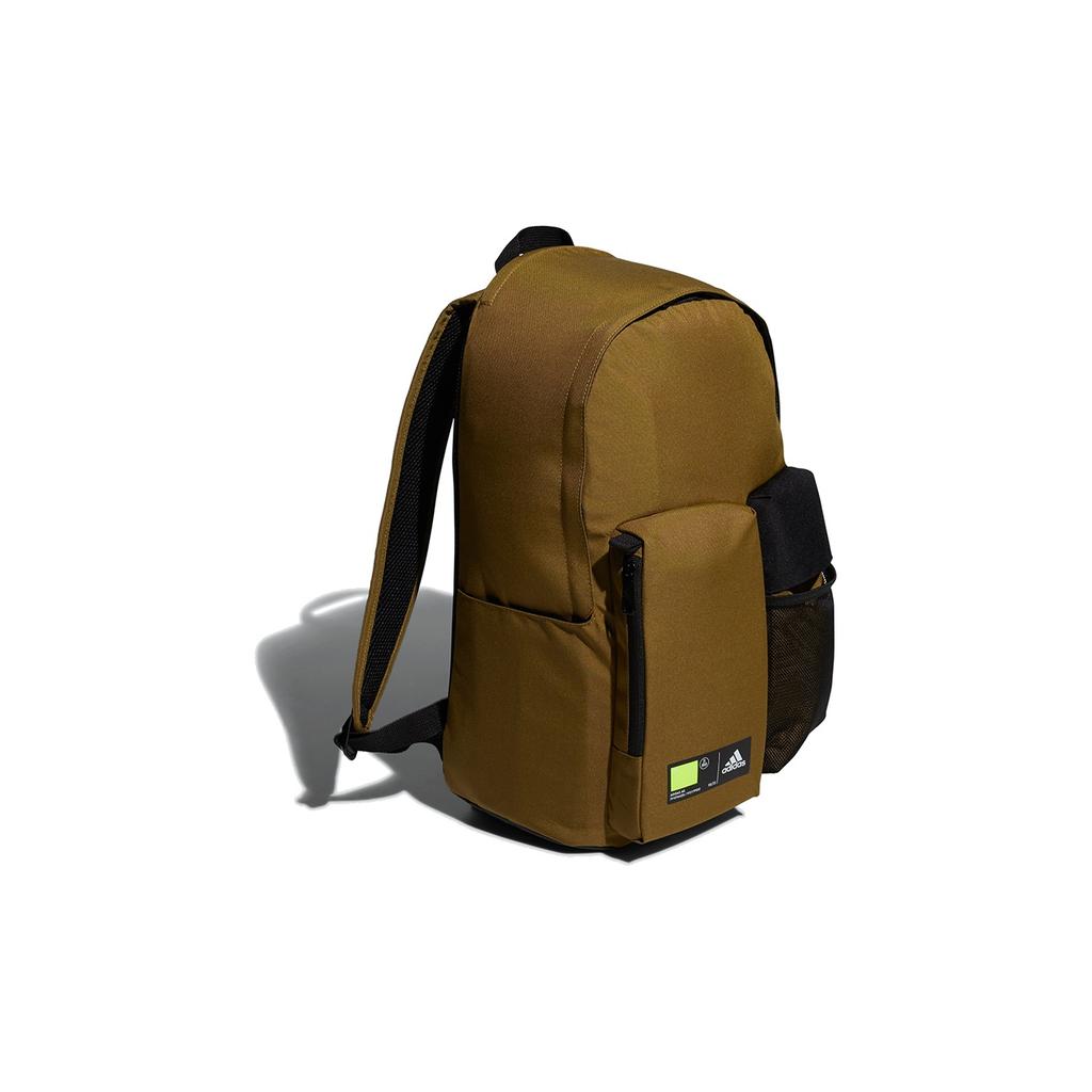 Adidas Cl 3D Pockets Sports Polyester Backpack Unisex Backpack Brown GN9876