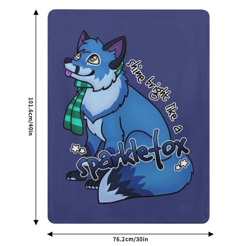 Shine Bright Like a Sparklefox Throw Blanket Decorative Soft Throw Blanket for Couch Sofa