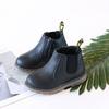 Herbst Kinder Schuhe PU Leder Wasserdichte Leder Stiefel Warme Kinder Schnee Stiefel Mädchen Junge Gummi Stiefel
