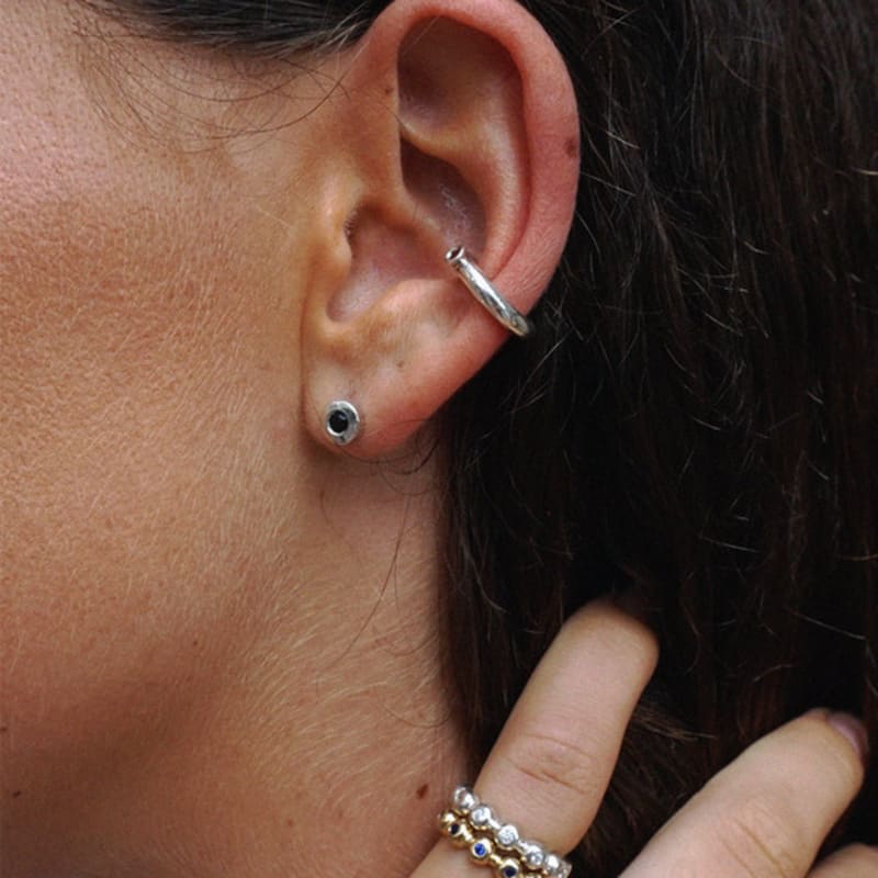 OURPIERRE PICO EARCUFF SILVER