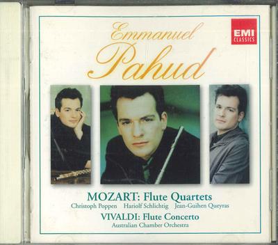CD MOZART, EMMANUEL PAHUD - Flötenquartette FECC42208 EMI CLASSICS Japan Klassik Gebraucht