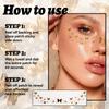 Freckles Face Stickers Diamond Waterproof  Stickers Environmentally Friendly Face Stickers Eyebrow Stickers Face Masquerade Face