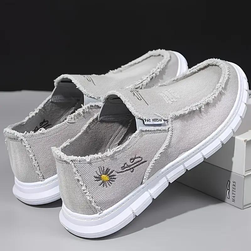 Zapatos de Mujer Zapatos de Lona Zapatos Casuales Bordados Zapatos para Caminar Zapatos de Tela para Primavera y Verano
