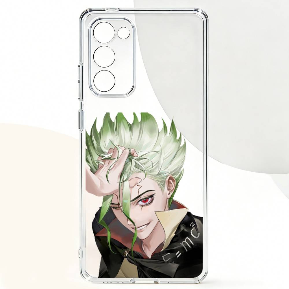 

Manga Dr.Stone Senku IshigamiPhoneCase For Samsung Galaxy A,71,70,52,51,40,31,50,50S,30S,21S,12,10,Note20ultra Transparent Cover Samsung a21s