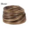 Natural Looking Bun Extension Women Hairpiece with Hair Tie, Straight Instant Volume Extension, Synthetic Updo Chignon Ponytail Scrunchies Scrunchie